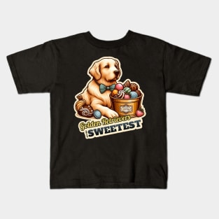 Confectioner Golden Retriever Kids T-Shirt